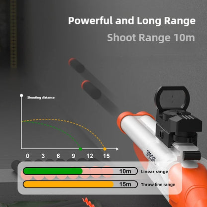Toy Gun S686 Rifle – Double Barreled Airsoft Launcher with Dual Soft Bullets, Outdoor Sports Shotgun for Kids