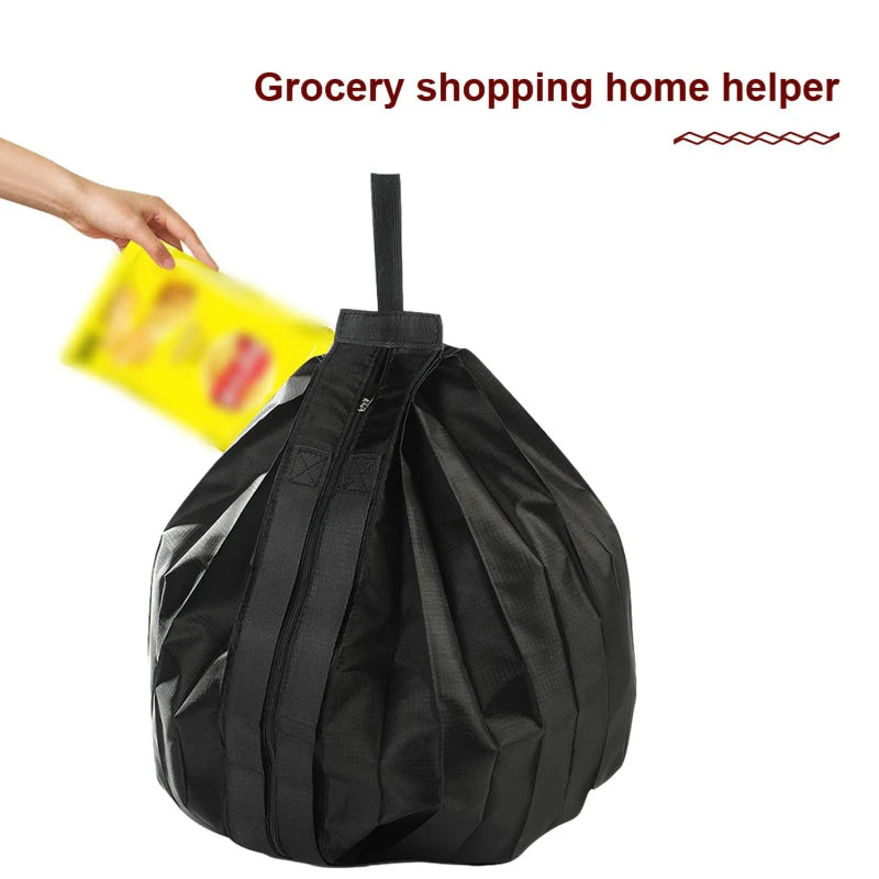 Foldable Waterproof Shopping Bag – Portable Travel, Beach, and Grocery Tote