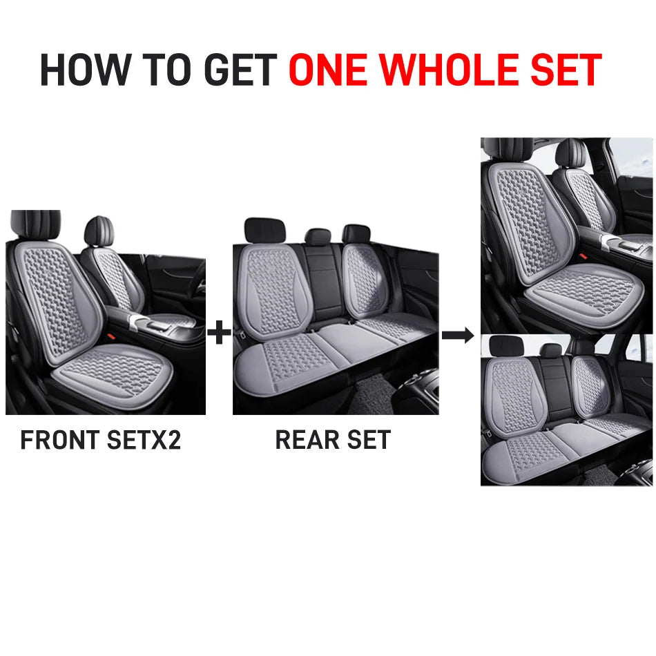Karcle 3D Breathable Car Seat Cover - Universal Sweatproof Seat Cushion Protector