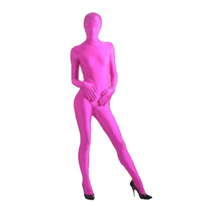 24PCS Zentai Invisible Jumpsuits – Skin-Tight Spandex Bodysuit Cosplay Costume for Halloween, Carnival & Stretch Full-Body Wear