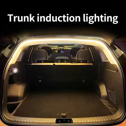 Car LED Trunk Ambient Light Strip — High Brightness, Wireless, Auto-Sensing Interior Tailgate Decoration