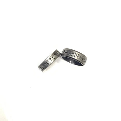 New Vintage Viking Rune Ring – Men's Fashion Trend, Retro Punk Party Accessories, Europe & US Jewelry Gift