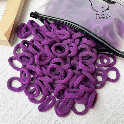 20/50PCS Kids Elastic Hair Bands – Girls Sweets Scrunchie Rubber Bands for Children Hair Ties & Headbands