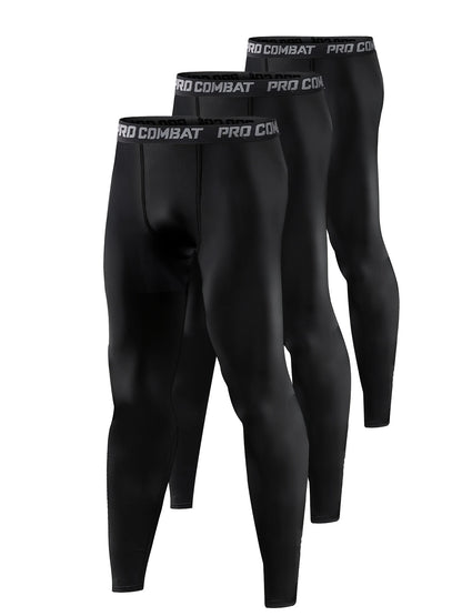 Men’s High-Performance Compression Leggings — Fitness & Workout Tights for Running and Training