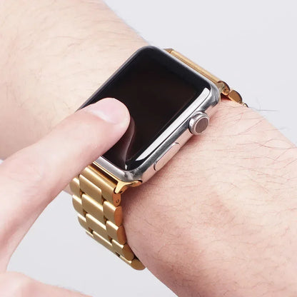 Stainless Steel Strap for Apple Watch – Metal Band Bracelet for 38-49mm, Compatible with iWatch Series 10-4, Ultra 2 & More