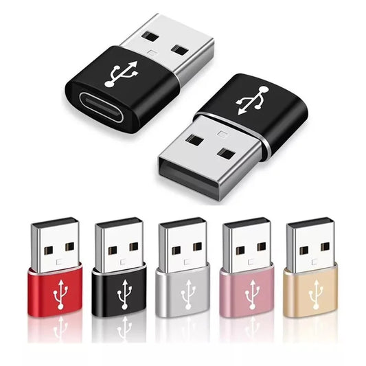 USB 3.0 to USB-C 3.1 Adapter – Mini Hi-Speed Type-C Female to USB-A Male Converter for Fast Charging & Data Sync OTG