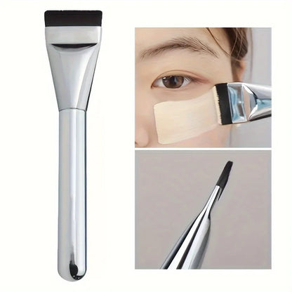 Multi-Use Foundation Brush - Ultra-Fine Hypoallergenic Nylon Bristle Oval Brush for Contouring & Makeup Application