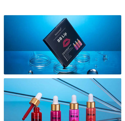 BB Lips Ampoule Serum Starter Set – Semi-Permanent Tinted Lip Gloss, Moisturizing & Long-Lasting Lip Care with Free Shipping