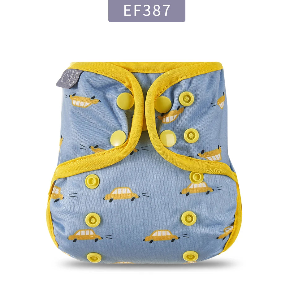 Kangobaby #My Soft Life# Reusable Baby Cloth Diaper Cover – Washable Newborn Nappies 0-3 Months