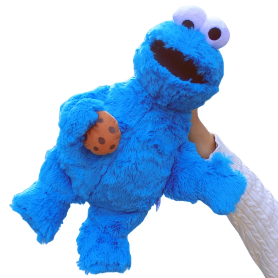 35cm Cookie Monster Plush Toy - Soft Stuffed Educational Toy for Children