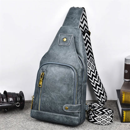 Waterproof Summer Crossbody Chest Bag for Couples – Unisex Small & Breathable Backpack