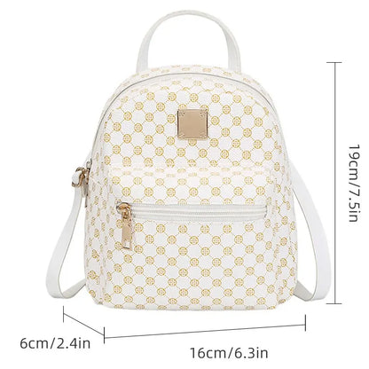 Classic Women’s Backpack – Fashionable School & Daily Shopping Bag for Girls