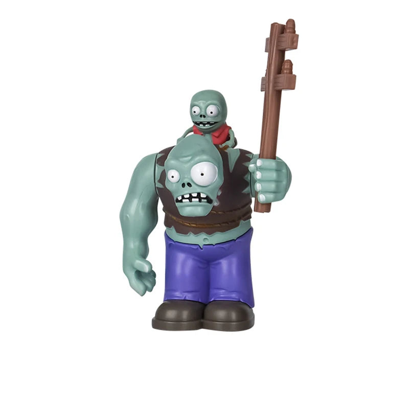 Plants vs Zombies Anime Action Figures – Peashooter & Pirate Zombie Model Set, Collectible Game Characters Kids Toy Gift Statue Figures
