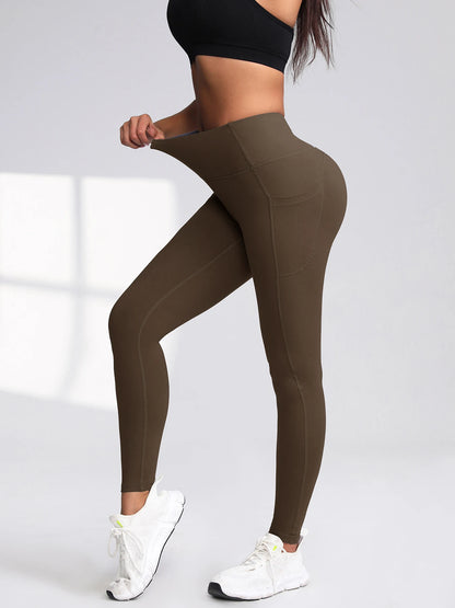 CHRLEISURE 2.0 Gym Leggings for Women – High-Waisted Fitness Activewear with Pockets for Running & Outdoors