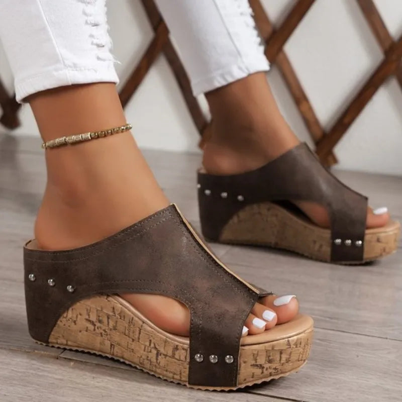 Women’s Summer Sandals – Soft Slide Wedges & Platform Heels, Comfortable Casual Footwear