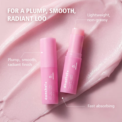 PDRN Pink Collagen Balm Stick - Anti-Aging Moisturizing Balm for Eyes, Neck, Forehead, and Smile Lines