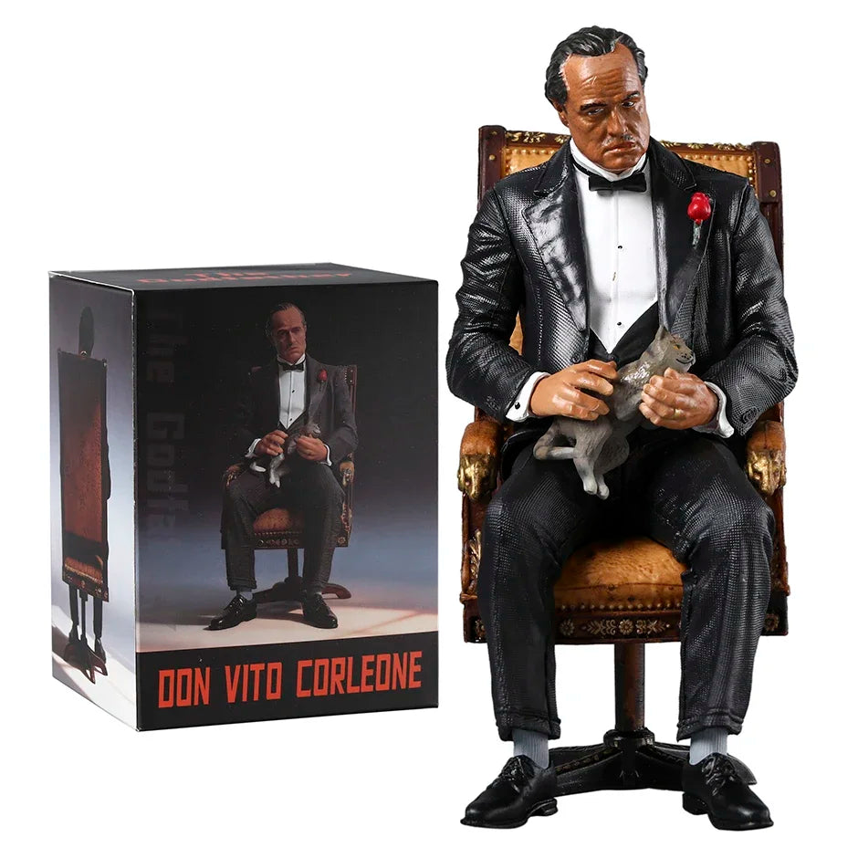 The Godfather Vito Corleone 6" Model Figure — Collectible Doll for Decoration, Toys & Holiday Gift
