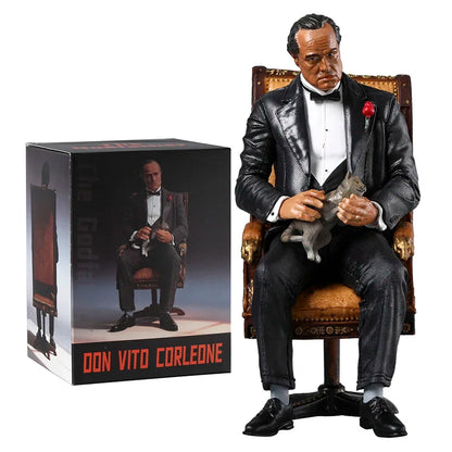 The Godfather Vito Corleone 6" Model Figure — Collectible Doll for Decoration, Toys & Holiday Gift