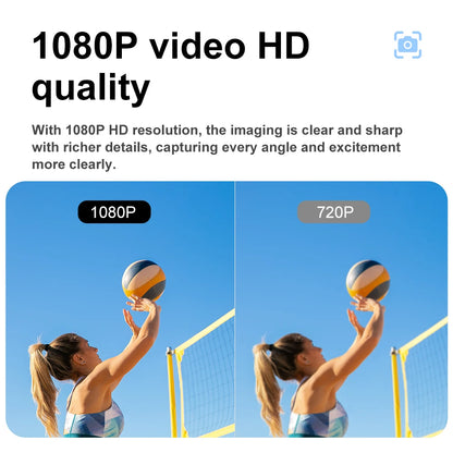 Ourlife A800 Mini Security Camera - 1080P WiFi Smart Home Monitor with Motion Tracking