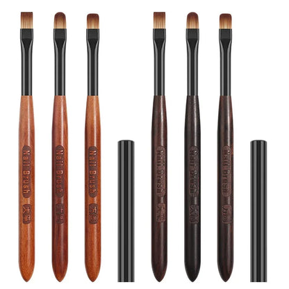 Nail Glue Phototherapy Pen & UV Gel Brush - Professional Acrylic Nail Art Brushes for Painting & Drawing, Manicure Tools
