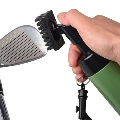Golf Club Groove Cleaner Brush – Automatic Leakproof Spray Bottle with Professional Portable Cleaning Kit