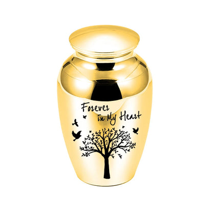 Tree of Life Small Urn for Human Ashes – Mini Keepsake Memorial Urn for Sharing Ashes