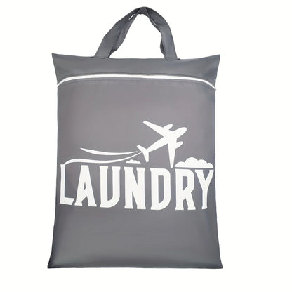 Large Travel Organizer Bag – Durable Clothes & Laundry Storage Pouch with Handles for Swimwear, Gym Gear, and Dirty Clothes