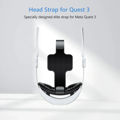 Comfortable Sponge Head Strap for Meta Oculus Quest 3 and 3S - VR Headset Accessories Replacement