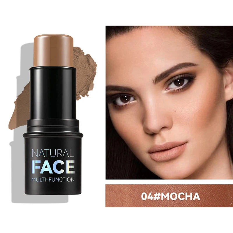 Face Pearl Stone Highlighter Stick – Long-Lasting Contour & Brightening Cheek Illuminator Makeup