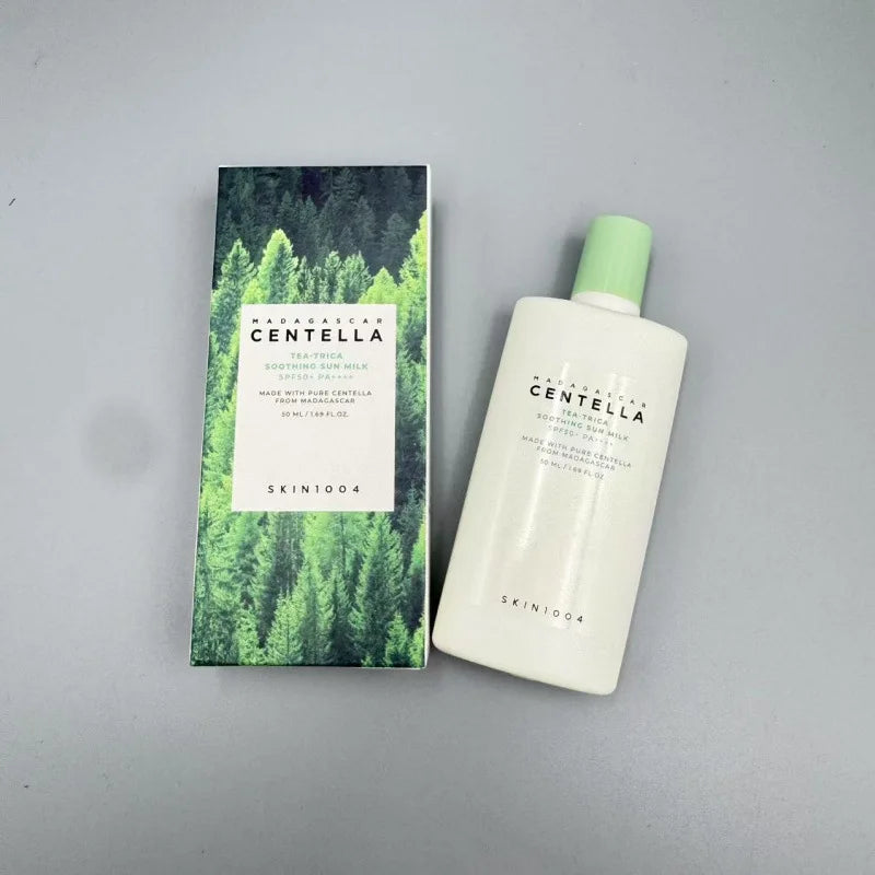 SKIN1004 Angel Skin Care Set — Centella Asiatica Essence, Eye Cream, Cleanser, Toner & Sun Cream for Moisturizing & Brightening