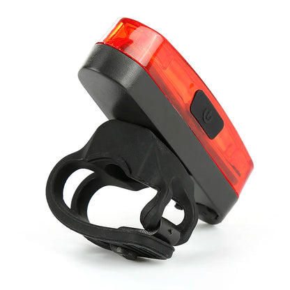 USB Rechargeable LED Bike Tail Light – Bright Rear Warning Lamp for Mountain & Road Cycling