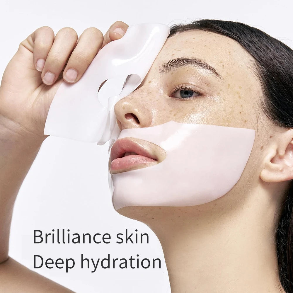 4PCS Collagen Sleeping Masks – Hydrating, Moisturizing & Whitening for Smooth, Translucent Skin