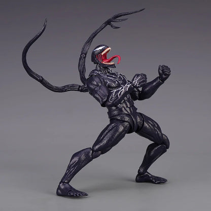 Venom Amazing Yamaguchi Action Figure — Joint Movable Face-Change Collectible Model Toy for Kids Gift