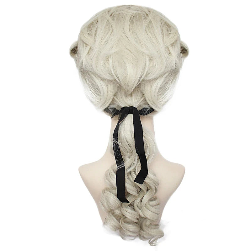HAIRJOY Synthetic Duchess Judge Cosplay Wig - Long Heat-Resistant Curly Anime Hair for Men and Women