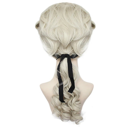 HAIRJOY Synthetic Duchess Judge Cosplay Wig - Long Heat-Resistant Curly Anime Hair for Men and Women