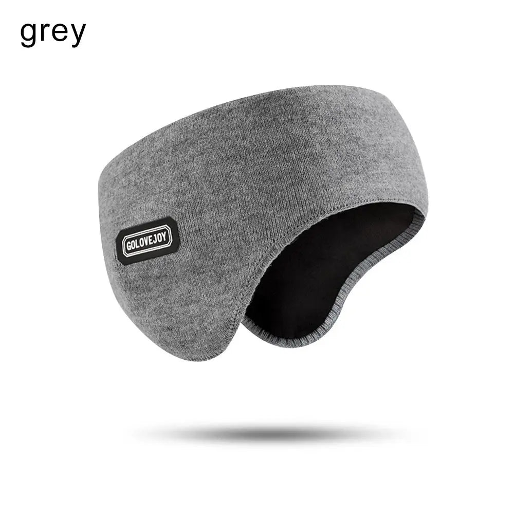 Winter Warm Knitted Earmuffs – Soft Plush Ear Covers Headband for Outdoor Cycling, Skiing, Running & Cold Weather Thermal Ear Warmers Unisex