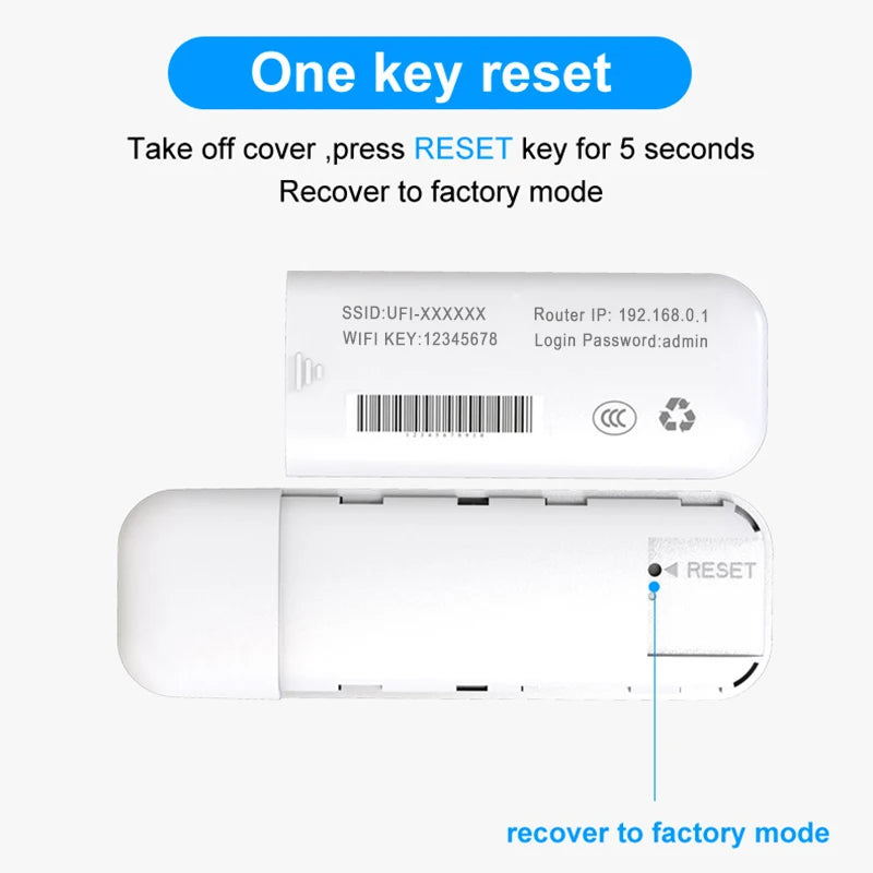 HOSAYA LDW931 4G LTE Portable WiFi Router – Nano SIM USB Modem Pocket Hotspot for 10 Users