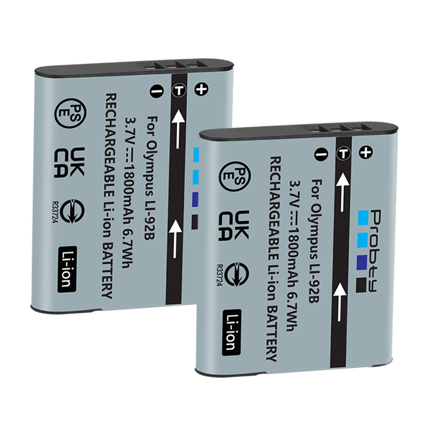 Li-90B / Li-92B Battery & Charger for Olympus Tough TG Series & SP-100 Cameras