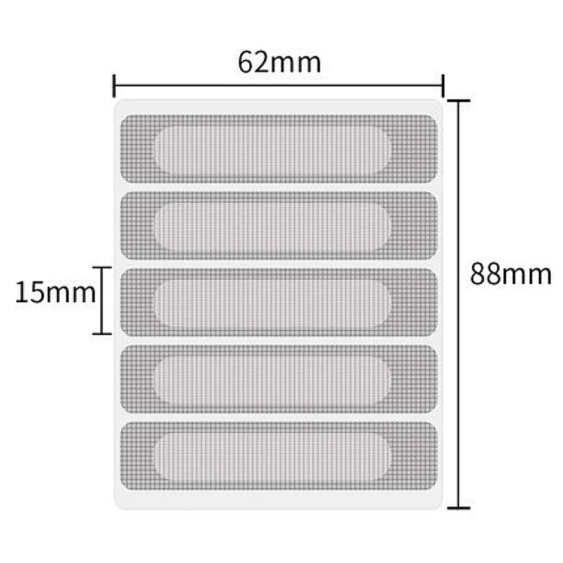 Say Goodbye to Pesky Insects: 50/25/15pcs Adhesive Anti-Mosquito Net Patches - Fix Net Window Screen Repair Stickers for Home - Keep Flies and Bugs Out with Ease