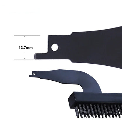 Electric Cleaning Wire Brush - Saber Reciprocating Saw Universal Brush Head for Rust Removal - Cleaning Tool Accessories