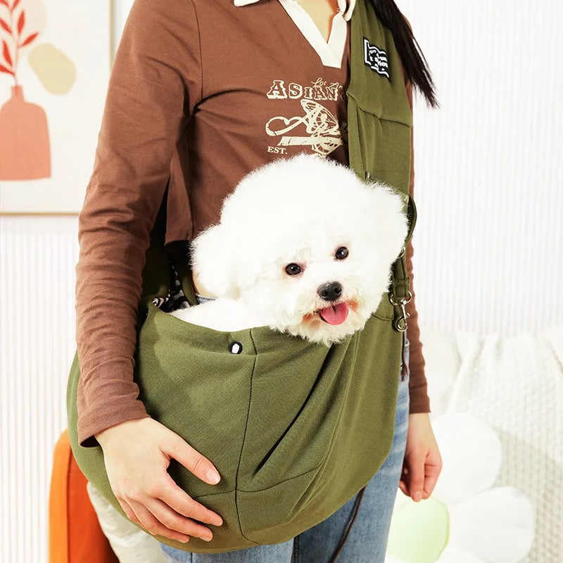 Comfortable Dog Bag - Pet Crossbody Shoulder Sling Carrier for Outdoor Travel, Portable Cat and Puppy Carrier Bag, Pet Carrying Supplies