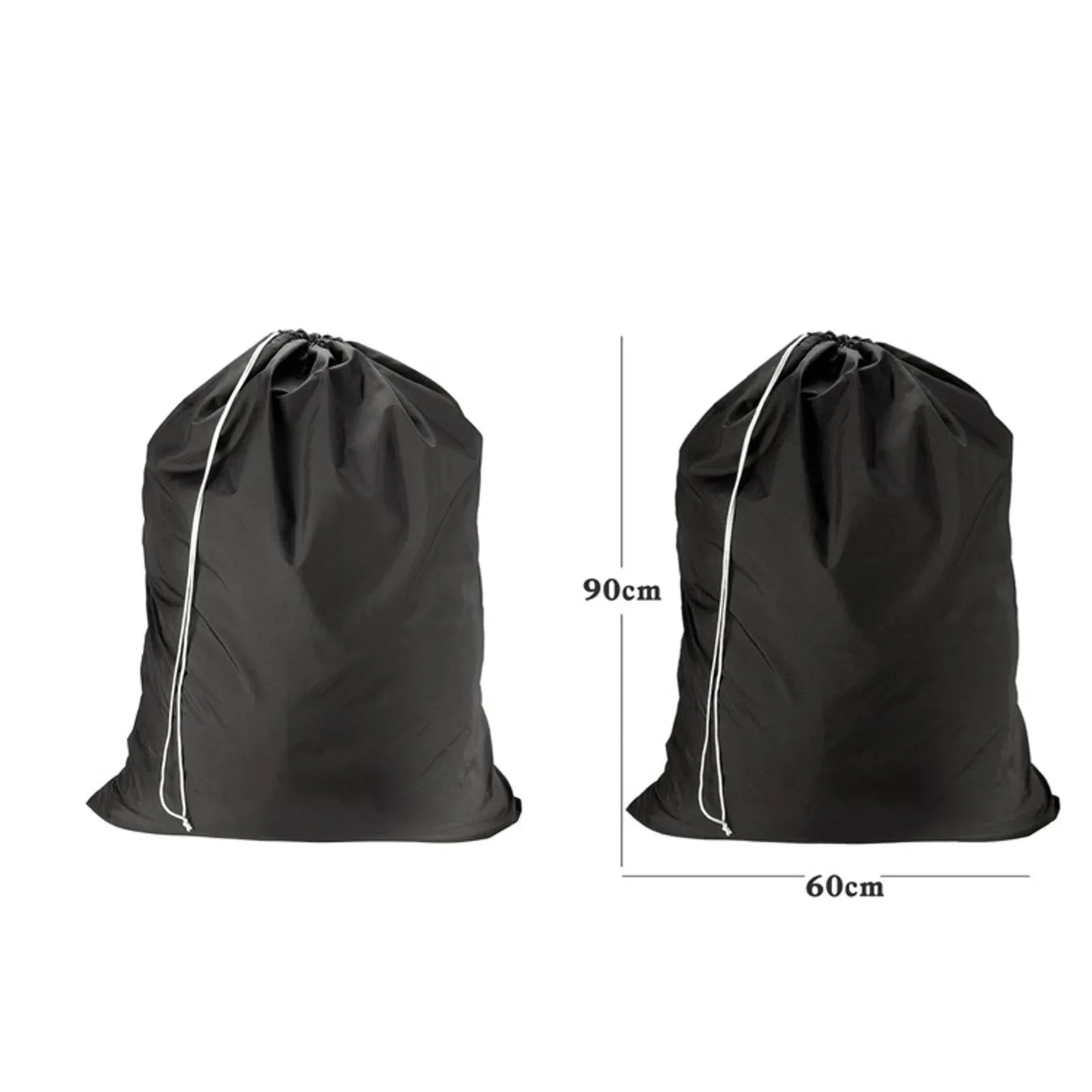 Large Nylon Mesh Laundry Bag — Durable Drawstring Clothes Washing Bag, Anti-Snag & Deformation