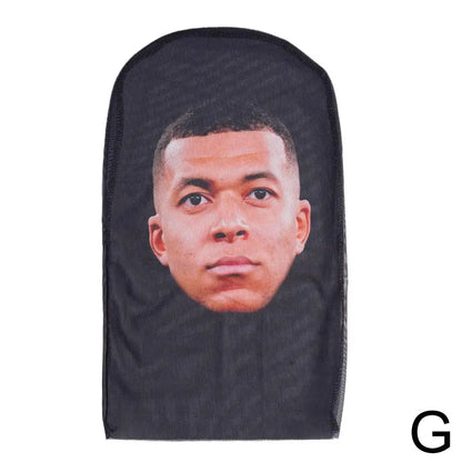 3D Balaclava Mask Hat - Seamless Kanye Face Mask for Pranks, Celebrity Hip Hop Hood Headgear