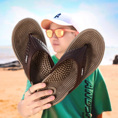 New Summer Fashion Men’s Light Slippers – Casual, Breathable Indoor & Outdoor Footwea