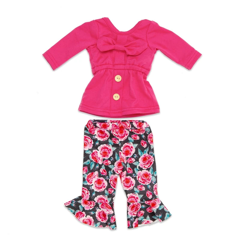 18-Inch Girl Doll Winter Coat — 43cm Baby Doll Jacket Outfit for Dressing