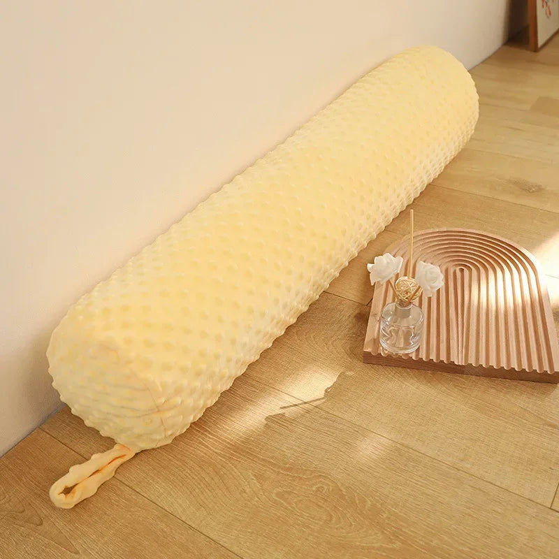 Cylindrical Throw Pillow – Soft Body Pillow for Side Sleeping & Pregnancy, Detachable & Washable Leg Gripper Pillow