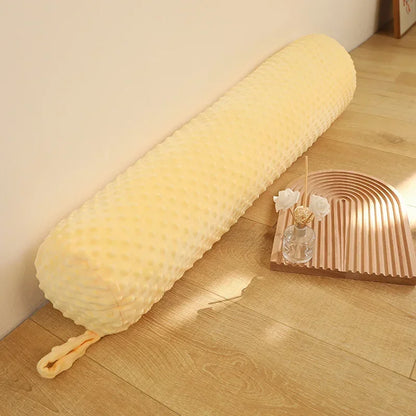 Cylindrical Throw Pillow – Soft Body Pillow for Side Sleeping & Pregnancy, Detachable & Washable Leg Gripper Pillow