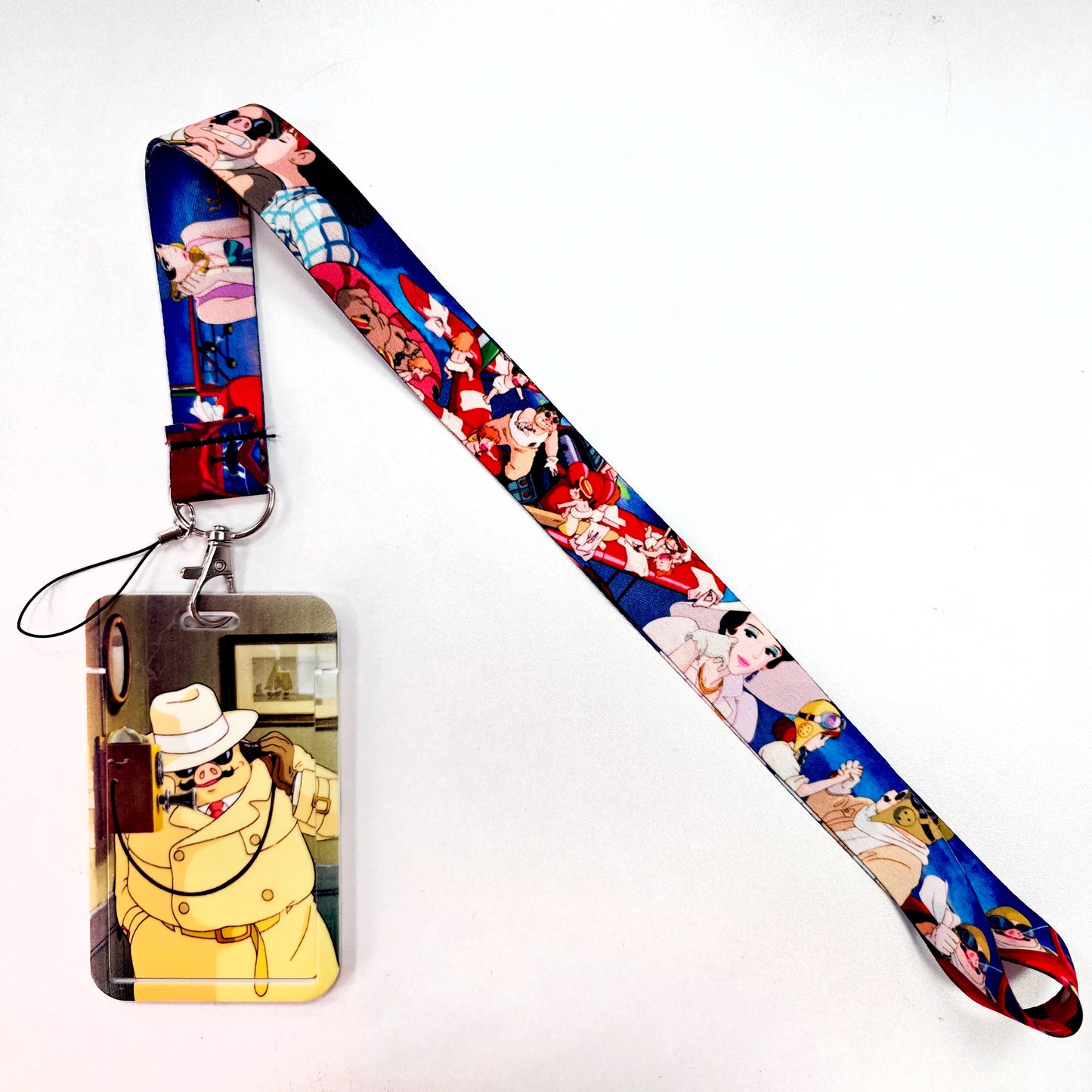 Anime Lanyard Keychain – Animated Mobile Phone & ID Card Holder, DIY Jewelry Accessory Wholesale