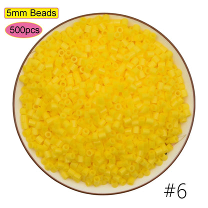 5mm Fuse Beads for Kids – Animal & Creative DIY Perler Hama Beads, Educational Pixel Puzzle, Iron Pegboard Mosaic Pattern Toy