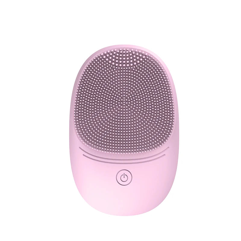 Electric Silicone Facial Cleansing Brush - Sonic Vibration Deep Cleansing Face Wash Tool